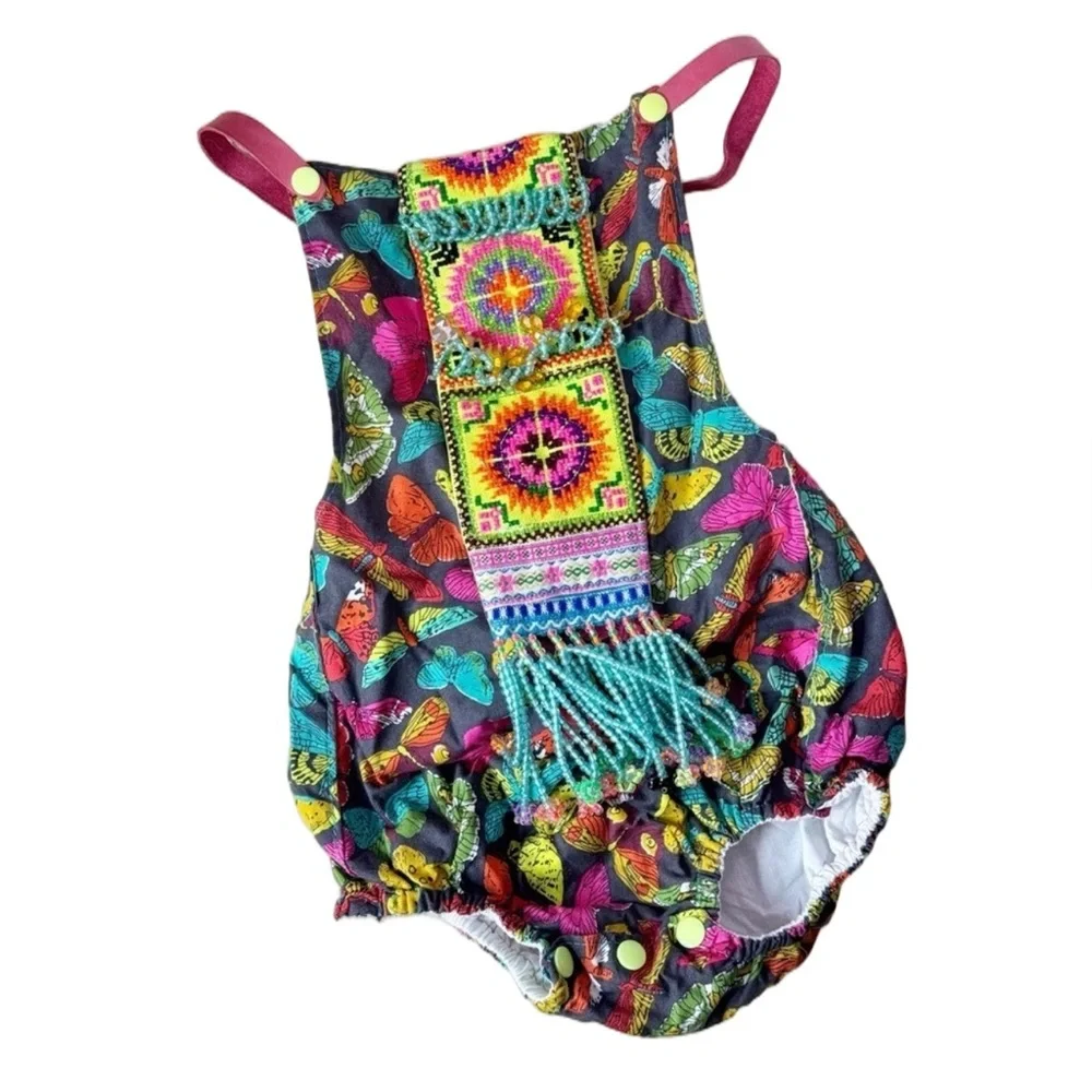 Liboosha Barto Handmade Romper. HTF. Size 3/4. Great Condition. Boho. Party.